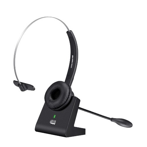 Adesso Xtream P300 Headset Wireless Head-band Office/Call center Bluetooth Charging stand Black