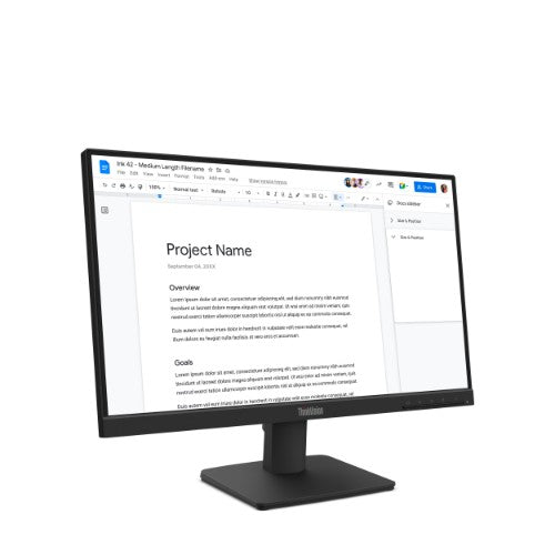 Lenovo ThinkVision S22-4e computer monitor 21.5" 1920 x 1080 pixels Full HD LED Black