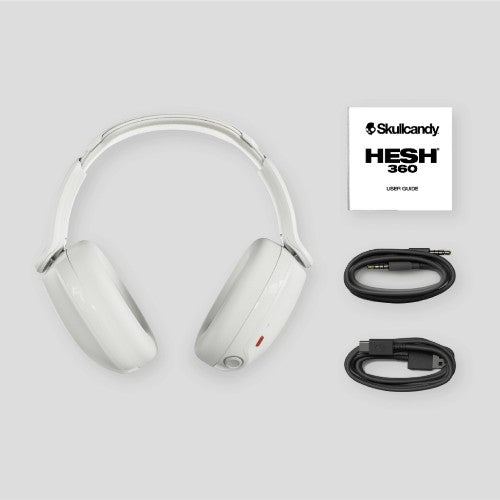 Skullcandy Hesh 360 Headset Wired & Wireless Head-band Music/Everyday USB Type-C Bluetooth White
