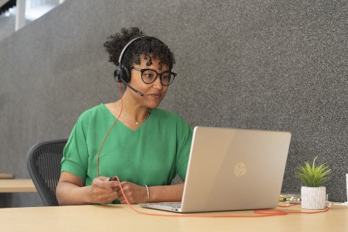 HP Poly Blackwire 8225 Microsoft Teams Certified Headset +USB-C/A Adapter TAA