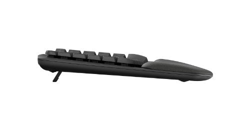 Logitech Wave Keys MK670 Combo keyboard Mouse included Universal RF Wireless + Bluetooth QZERTY French Graphite