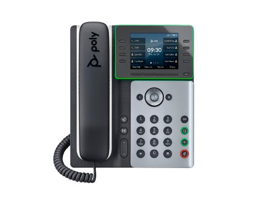 HP Poly Edge E300 IP Phone and PoE-enabled