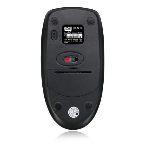 Adesso WKB-1330CB keyboard Mouse included Universal RF Wireless QWERTY US English Black