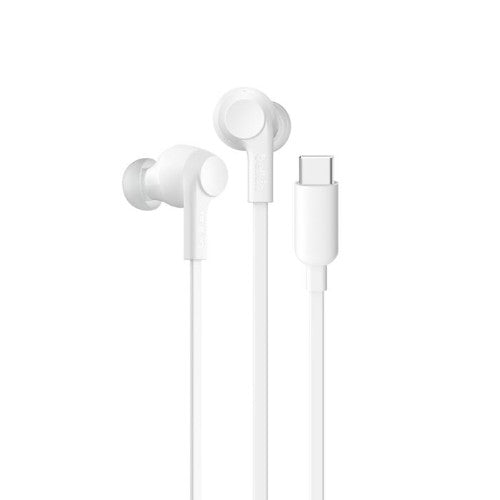 Belkin SoundForm Headset Wired In-ear Calls/Music USB Type-C White