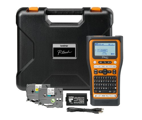 Brother PT-E560BTVP label printer Thermal transfer 180 x 180 DPI 20 mm/sec Wired & Wireless HSE/TZe Bluetooth QWERTY