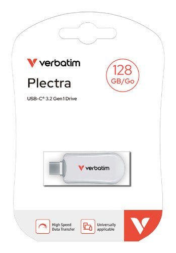 Verbatim 30229 USB flash drive 128 GB USB Type-C 3.2 Gen 1 (3.1 Gen 1) White