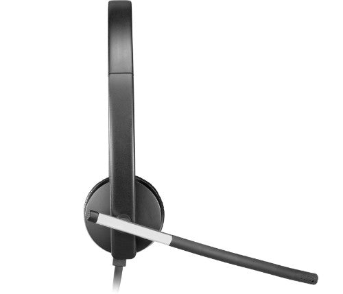 Logitech 981-000513 headphones/headset Wired Head-band Office/Call center USB Type-A Black, Silver