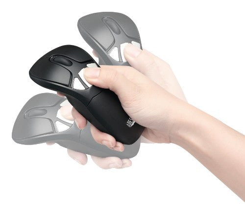 Adesso WKB-5300CB keyboard Mouse included Home/Office RF Wireless QWERTY US English Black
