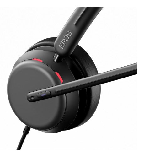 EPOS IMPACT 860T ANC Headset Wired Head-band Office/Call center USB Type-C Black