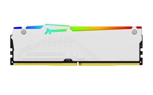 Kingston Technology FURY Beast 64GB 5600MT/s DDR5 CL40 DIMM (Kit of 4) White RGB XMP