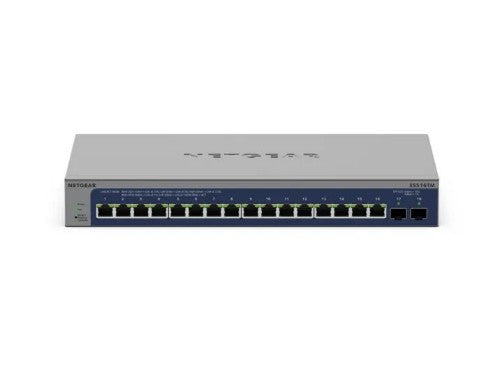 NETGEAR XS516TM Managed L2/L3/L4 10G Ethernet (100/1000/10000) 1U Gray, Blue