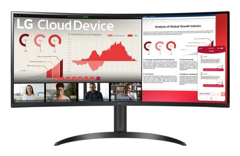 LG 34CR651N-6P All-in-One PC/workstation Intel® Pentium® Silver N6005 34" 3440 x 1440 pixels All-in-One thin client 8 GB DDR4-SDRAM 16 GB eMMC Wi-Fi 6 (802.11ax) Black