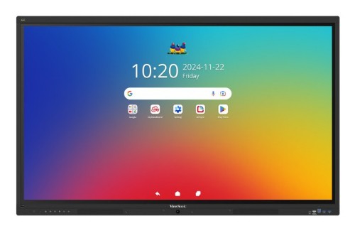 Viewsonic IFP5541 signage display Interactive flat panel 55" LCD Wi-Fi 400 cd/m² 4K Ultra HD Black Touchscreen Built-in processor