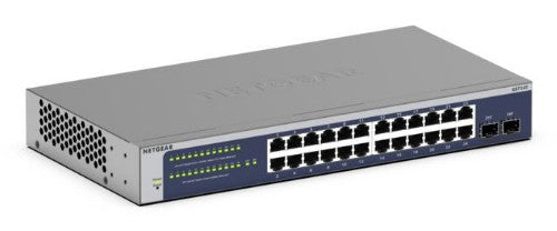 NETGEAR GS724T-600NAS network switch Managed L2+/L3 Gigabit Ethernet (10/100/1000) 1U Blue, Gray