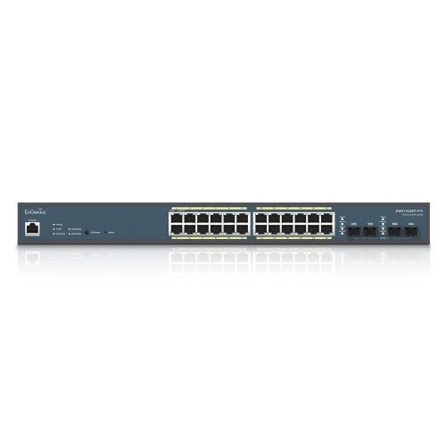 EnGenius EWS7928FP-FIT network switch Managed L2/L3 Gigabit Ethernet (10/100/1000) Power over Ethernet (PoE) Gray