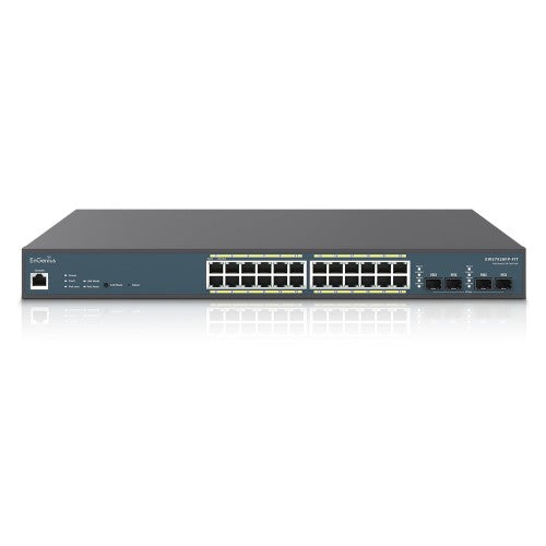 EnGenius EWS7928FP-FIT network switch Managed L2/L3 Gigabit Ethernet (10/100/1000) Power over Ethernet (PoE) Gray