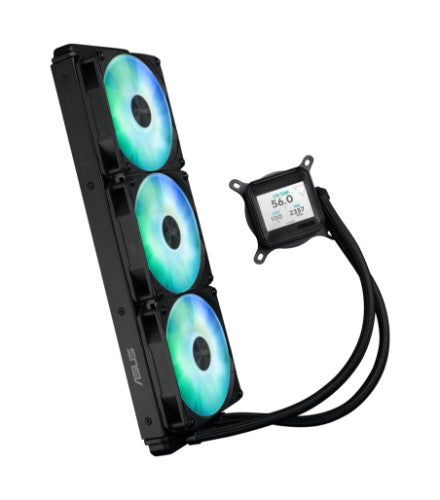 ASUS Prime LC 360 ARGB LCD Processor All-in-one liquid cooler 4.72" (12 cm) Black
