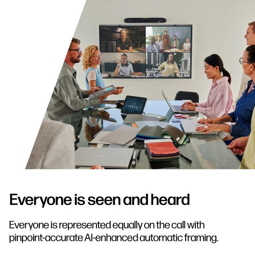 HP Poly Studio X52 All-In-One Video Bar No Radio TAA JITC