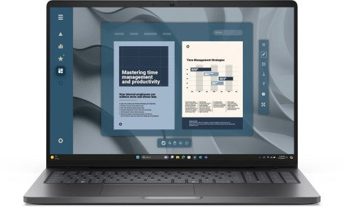 DELL Pro 16 PC16255 AMD Ryzen™ 5 220 Laptop 16" Full HD+ 16 GB DDR5-SDRAM 256 GB SSD Wi-Fi 6E (802.11ax) Windows 11 Pro US English Black