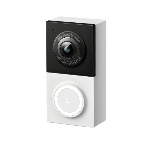 TP-Link Tapo Smart Wired Video Doorbell Black, White