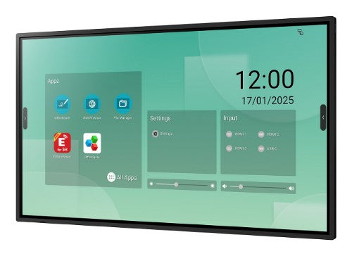 Sharp LM431 Interactive flat panel 43" LED Wi-Fi 500 cd/m² 4K Ultra HD Black Touchscreen Built-in processor Android 14 18/7