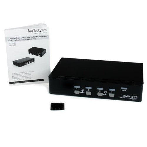 StarTech.com SV431USB KVM switch Rack mounting Black