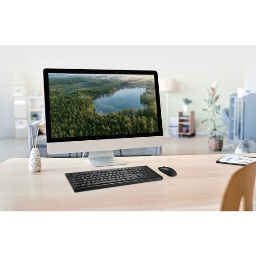 Kensington KM150 EQ keyboard Mouse included Home/Office USB QWERTY Black