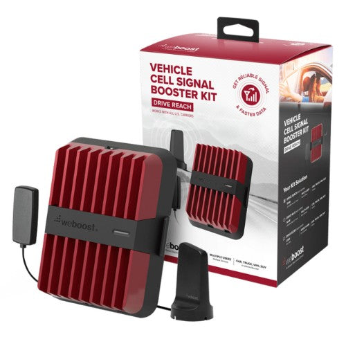Wilson Electronics 650154 cellular signal booster Car cellular signal booster Black, Red