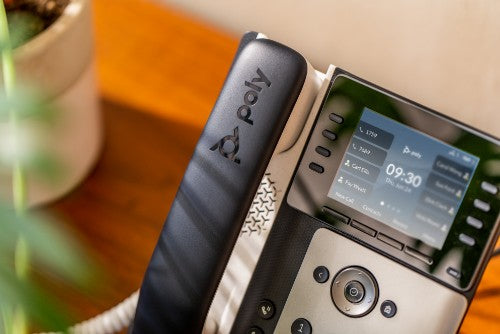 HP Poly Edge E300 IP Phone and PoE-enabled