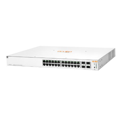 HPE Aruba Instant On 1930 24G Class4 PoE 4SFP/SFP+ 370W Managed L2+ Gigabit Ethernet (10/100/1000) Power over Ethernet (PoE) 1U