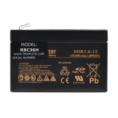 Tripp Lite RBC36H UPS battery 12 V 3.6 Ah