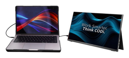 CODi MO16P-2C portable TV/monitor Portable monitor Black 16" LED 2560 x 1600 pixels