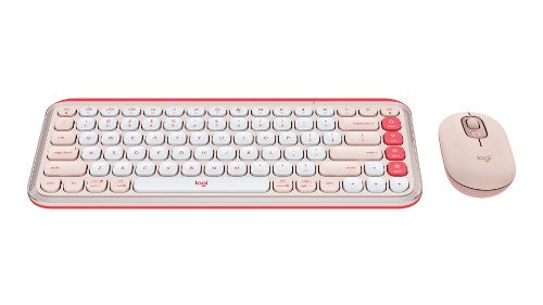 Logitech 920-013105 keyboard Mouse included Universal Bluetooth QWERTY English Rose