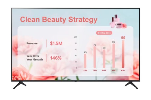 LG PK340S Digital signage flat panel 55" 300 cd/m² 4K Ultra HD Black Built-in processor WebOS
