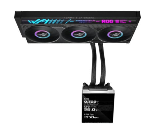ASUS ROG Strix SLC IV 360 ARGB LCD Processor All-in-one liquid cooler 4.72" (12 cm) Black 1 pc(s)