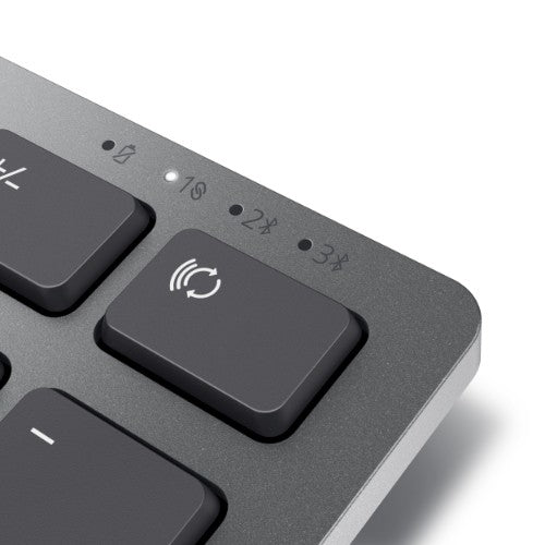 DELL KB700 keyboard Office RF Wireless + Bluetooth Canadian Gray