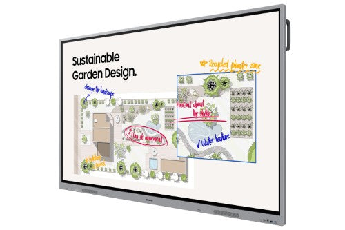Samsung WE75FX interactive whiteboard 75" 3840 x 2160 pixels Touchscreen Gray HDMI