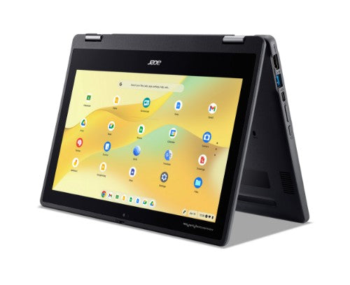Acer Chromebook R757T-C2AZ Intel® N N150 Hybrid (2-in-1) 11.6" Touchscreen HD 8 GB LPDDR5x-SDRAM 64 GB Flash Wi-Fi 7 (802.11be) ChromeOS Black English