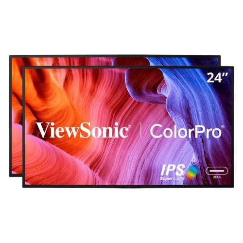 Viewsonic VP2468a_H2 computer monitor 24" 1920 x 1080 pixels Full HD LED Black