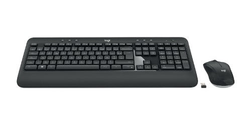Logitech 920-008672 keyboard Mouse included Universal RF Wireless QWERTY French Black