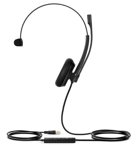 Yealink UH34 Lite Mono UC Headset Wired Head-band Office/Call center USB Type-A Black
