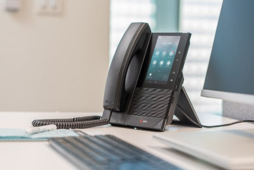 HP Poly CCX 505 Business Media Phone with Open SIP with Power Supply