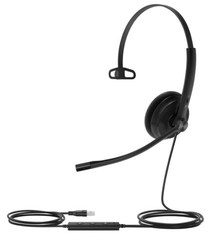 Yealink UH34 Lite Mono UC Headset Wired Head-band Office/Call center USB Type-A Black