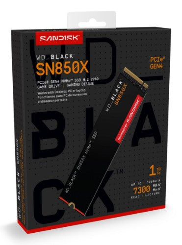 Western Digital Black WD_BLACK SN850X NVMe 1 TB M.2 PCI Express 4.0