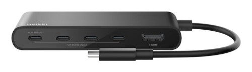 Belkin AVC021FQBK interface hub USB Type-C 10000 Mbit/s Black