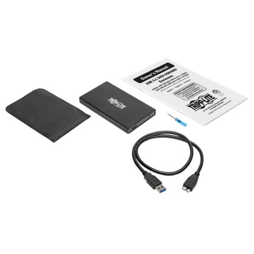 Tripp Lite U457-025-AG2 storage drive enclosure HDD/SSD enclosure Black 2.5"