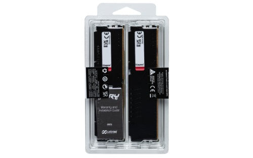 Kingston Technology FURY Beast 16GB 5200MT/s DDR5 CL40 DIMM (Kit of 2) Black