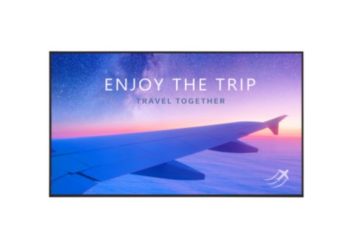 LG 55UH7N-E signage display Digital signage flat panel 55" LED Wi-Fi 700 cd/m² 4K Ultra HD Black Built-in processor WebOS 24/7