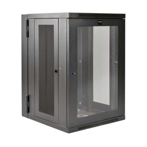 Tripp Lite SRW18USDPG rack cabinet 18U Wall mounted rack Black