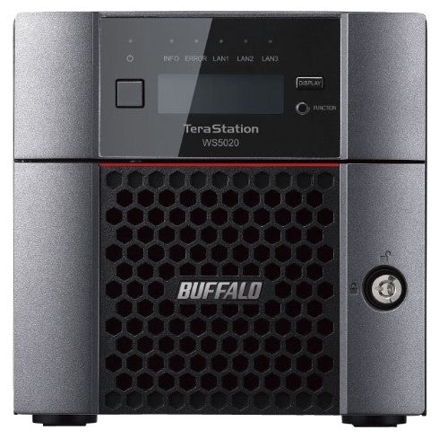 Buffalo TeraStation WS5220DN NAS Desktop Intel Atom® C3338 8 GB DDR4 8 TB HDD Black